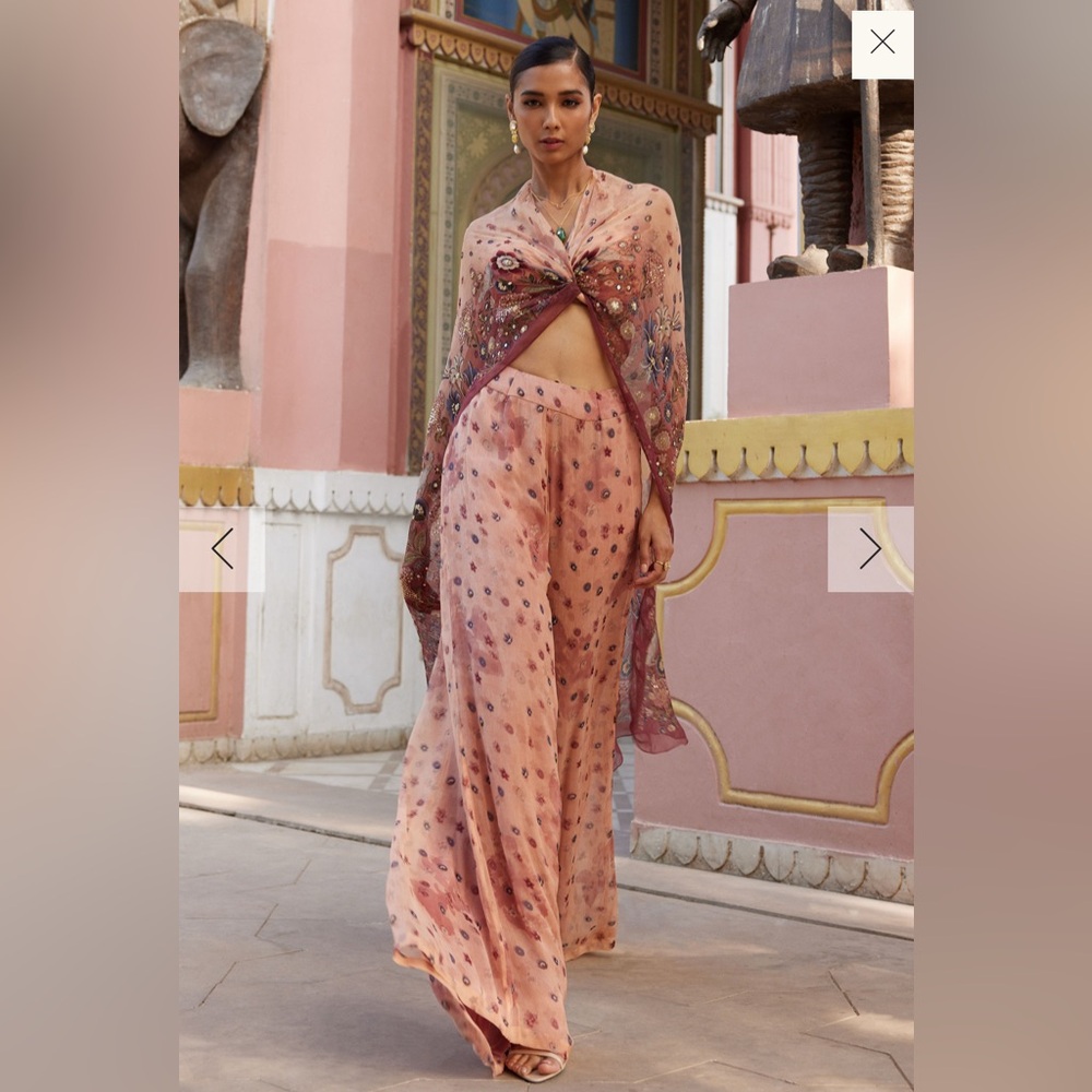 Anita Dongre Nazaha Crop Top and Pants Set